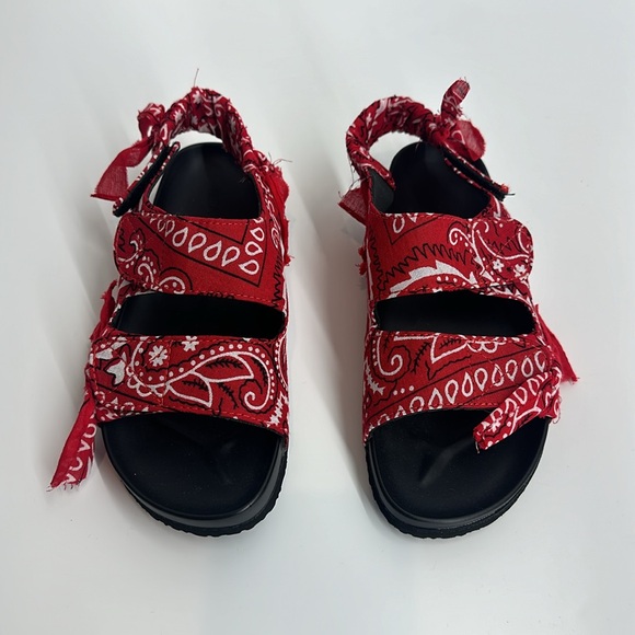 ARIZONA LOVE BANDANA PRINT SANDALS - Picture 3 of 12